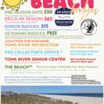 Toms River Beach Badge